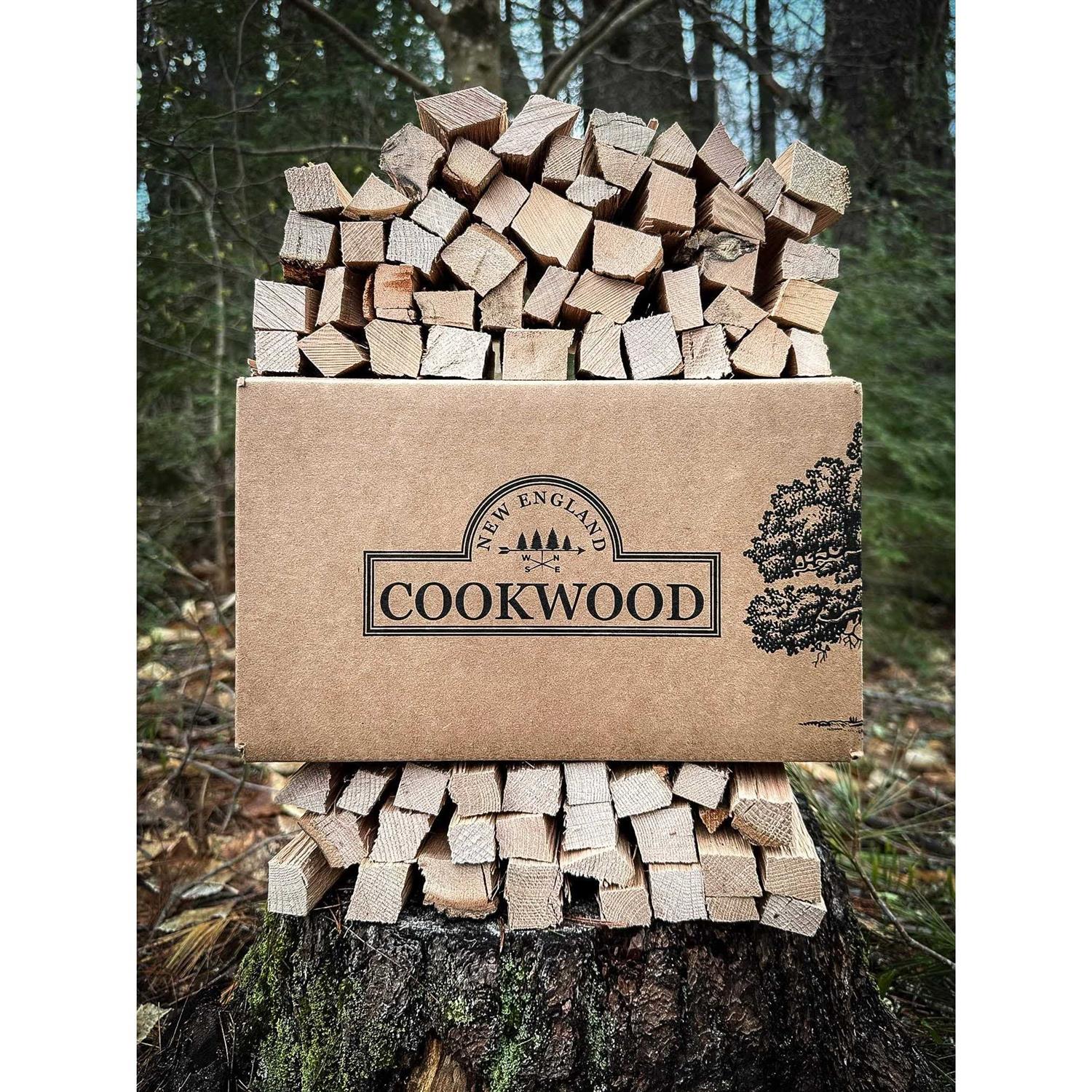 5 Inch Universal Cooking Firewood 14lbs. ~1000cuin Premium Kiln Dried Cooking Wood for Grills, Smokers and Ooni