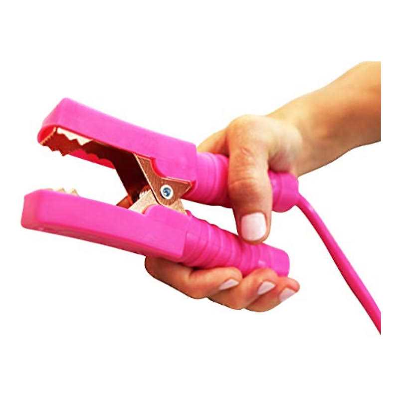 Thinkwork Car Emergency Kit for Teen Girl and Lady’s Gifts Pink Emergency Roadside Assistance Kit with 10ft Jumper