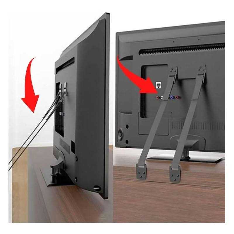Db Baby Safety Metal TV Straps Furniture Anti-Tip Straps Heavy Duty Strap All Flat Screen TV/Furniture 2 Pack