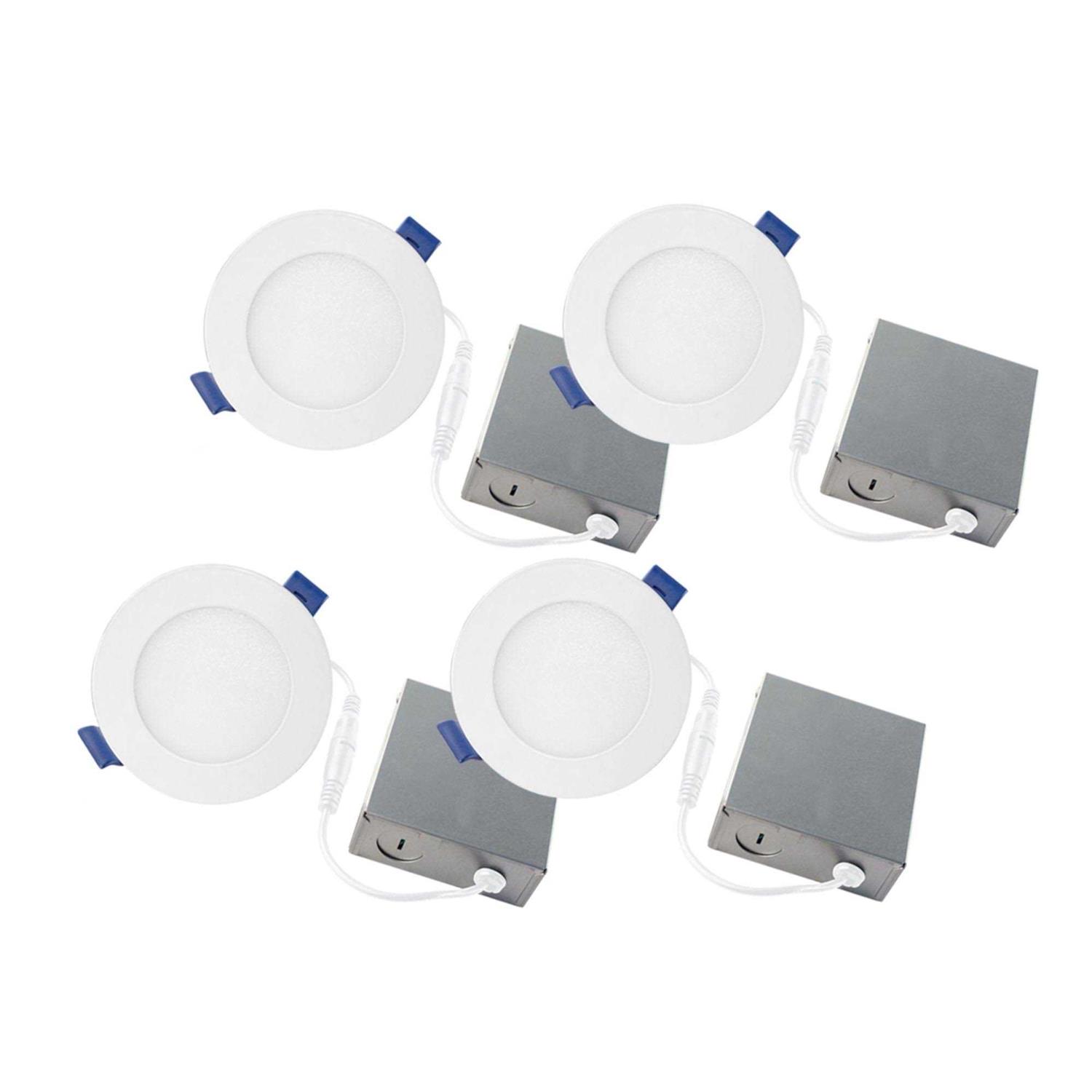 BAZZ SLDSKB4W4 Slim Disk Recessed LED Lighting Kit