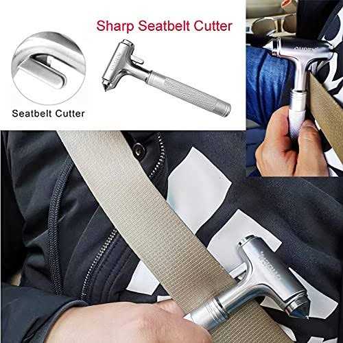 WONDER POINT Premium Car Glass Breaker with Seat Belt Cutter