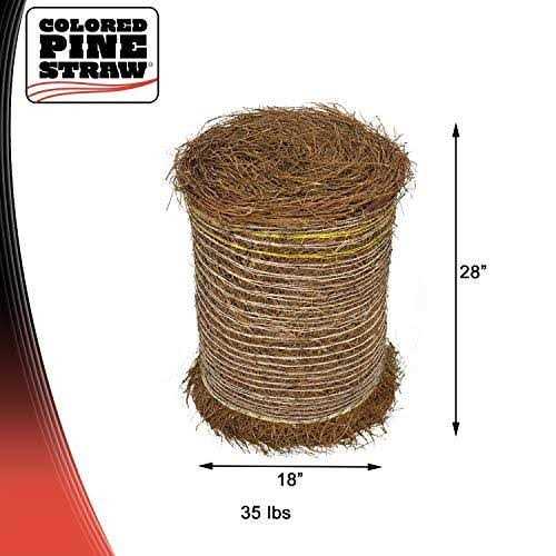 Colored Pine Straw Longleaf Pine Straw Roll for Landscaping