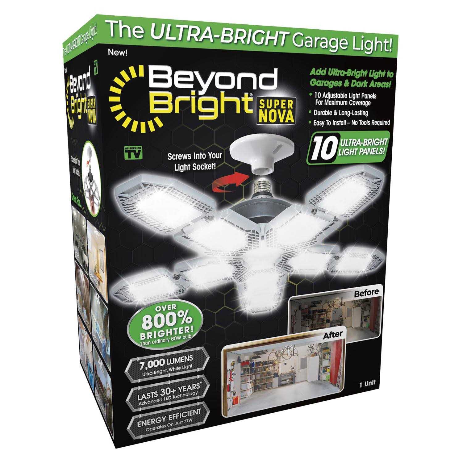 Beyond Bright LED Light Super Nova Garage Plastic/Metal BEBRNOV-MC4