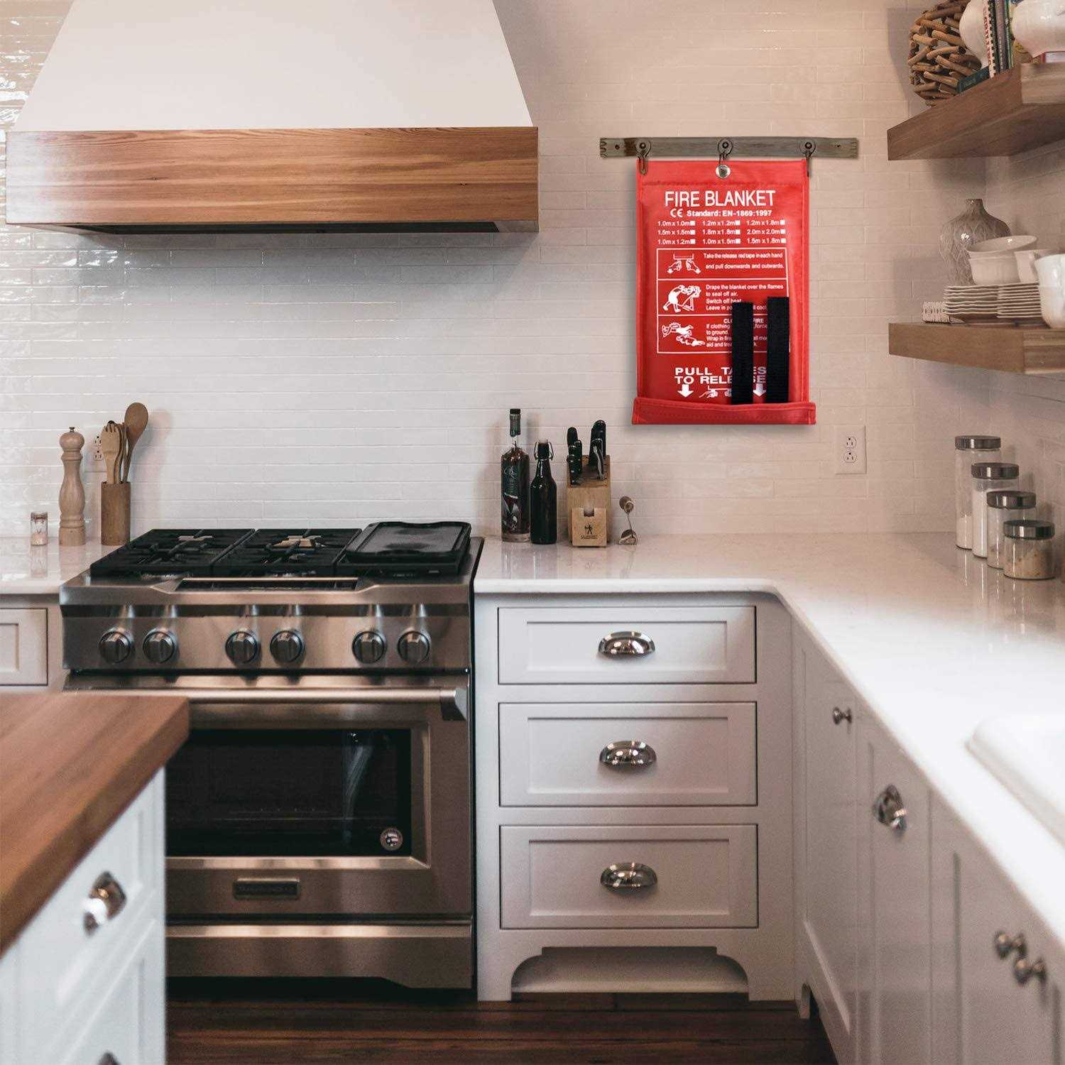 Fire Blanket Fire Guardian Blanket and Fire Blanket Fire Suppression Blankets for Kitchen