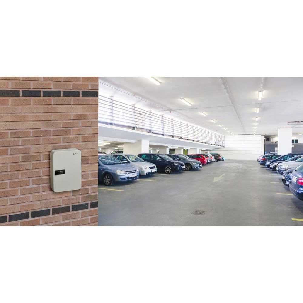 AdirOffice 48-Key Steel Secure Key Cabinet with Combination Lock