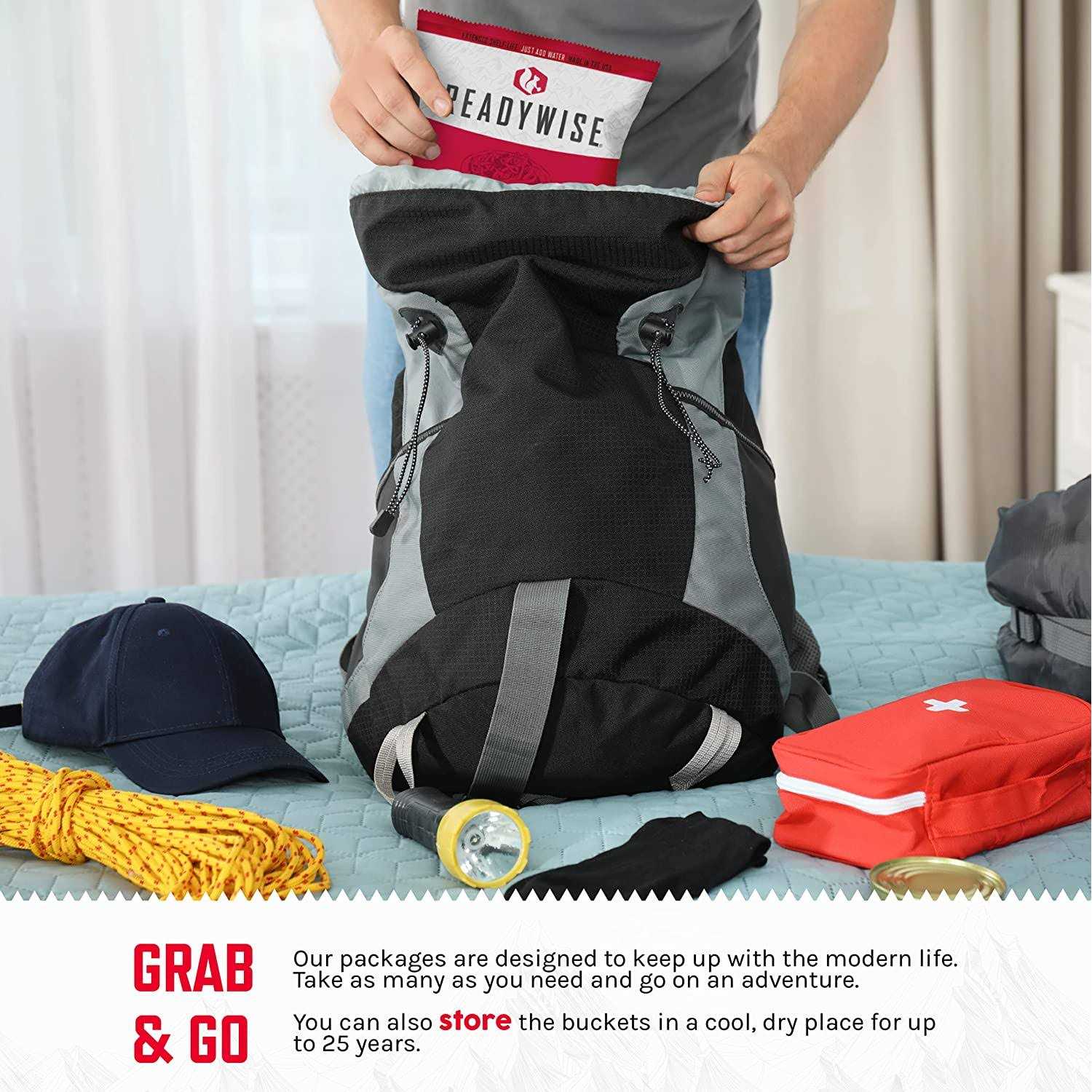 ReadyWise 7 Day Emergency Food Supply Ready Grab Bag