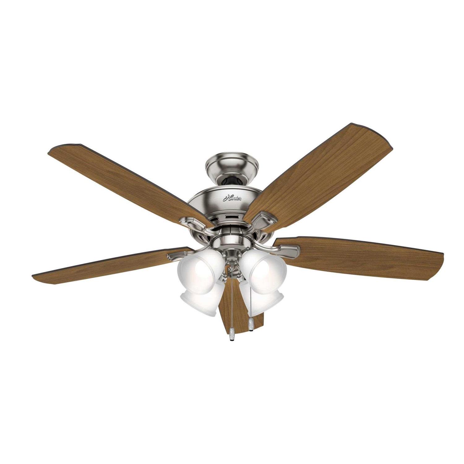 52 Hunter Amberlin Ceiling Fan with LED Light Kit