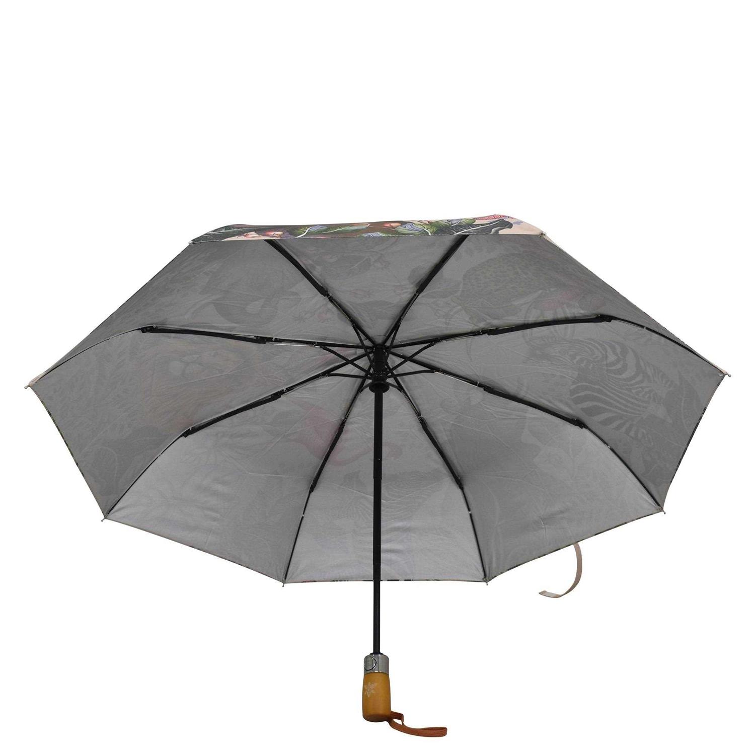 Anuschka Auto Open/ Close Printed Umbrella