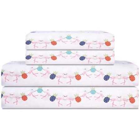 Whimsical Print Microfiber Sheet Set