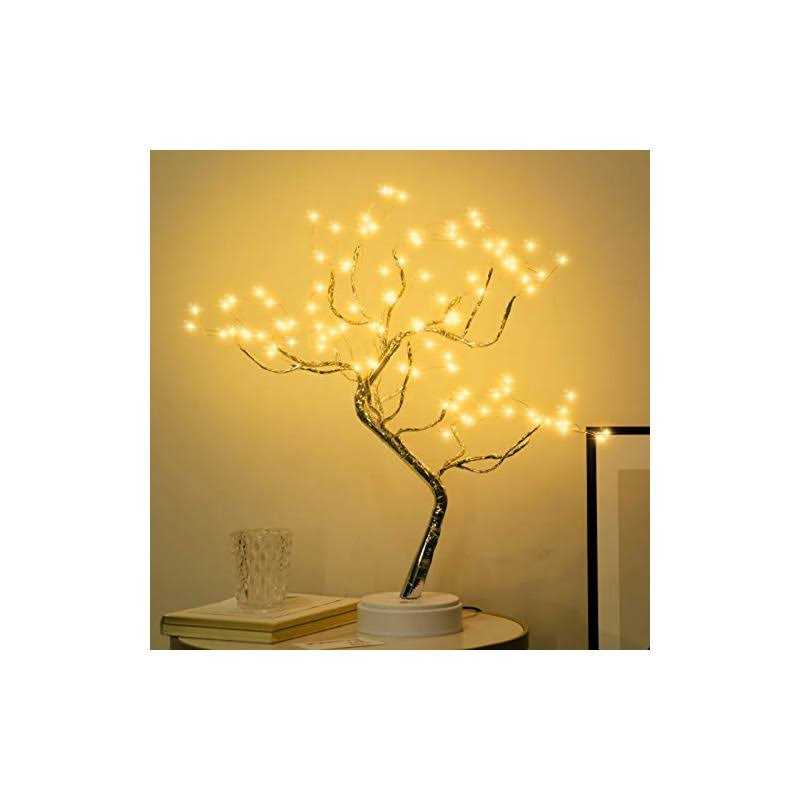 108 LED Sparkly Fairy Spirit Tree Lamp Remote Control DIY Artificial Tree Lamp