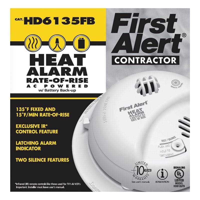 First Alert Heat Alarm