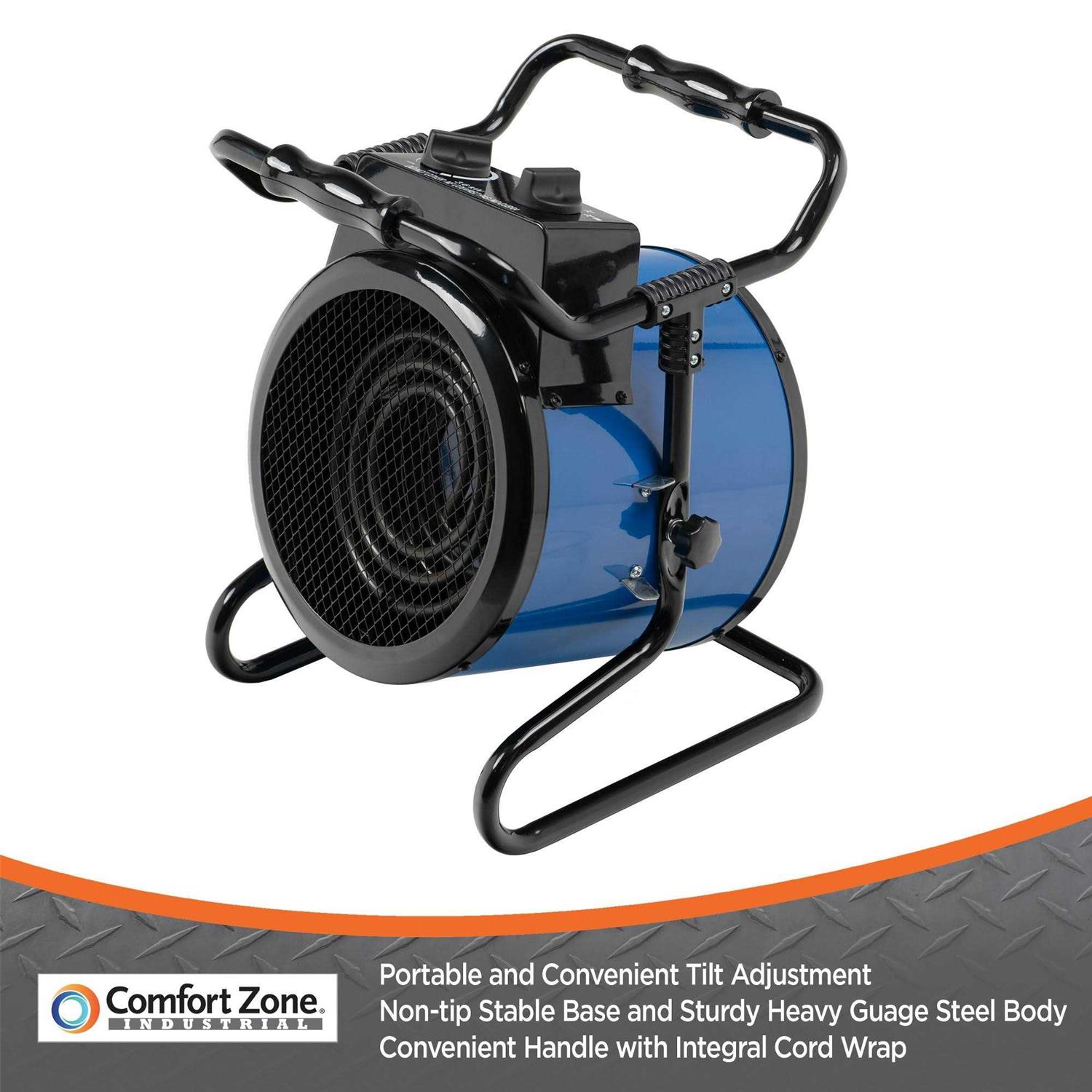 World & Main 240V Comfort Zone Industrial Heater