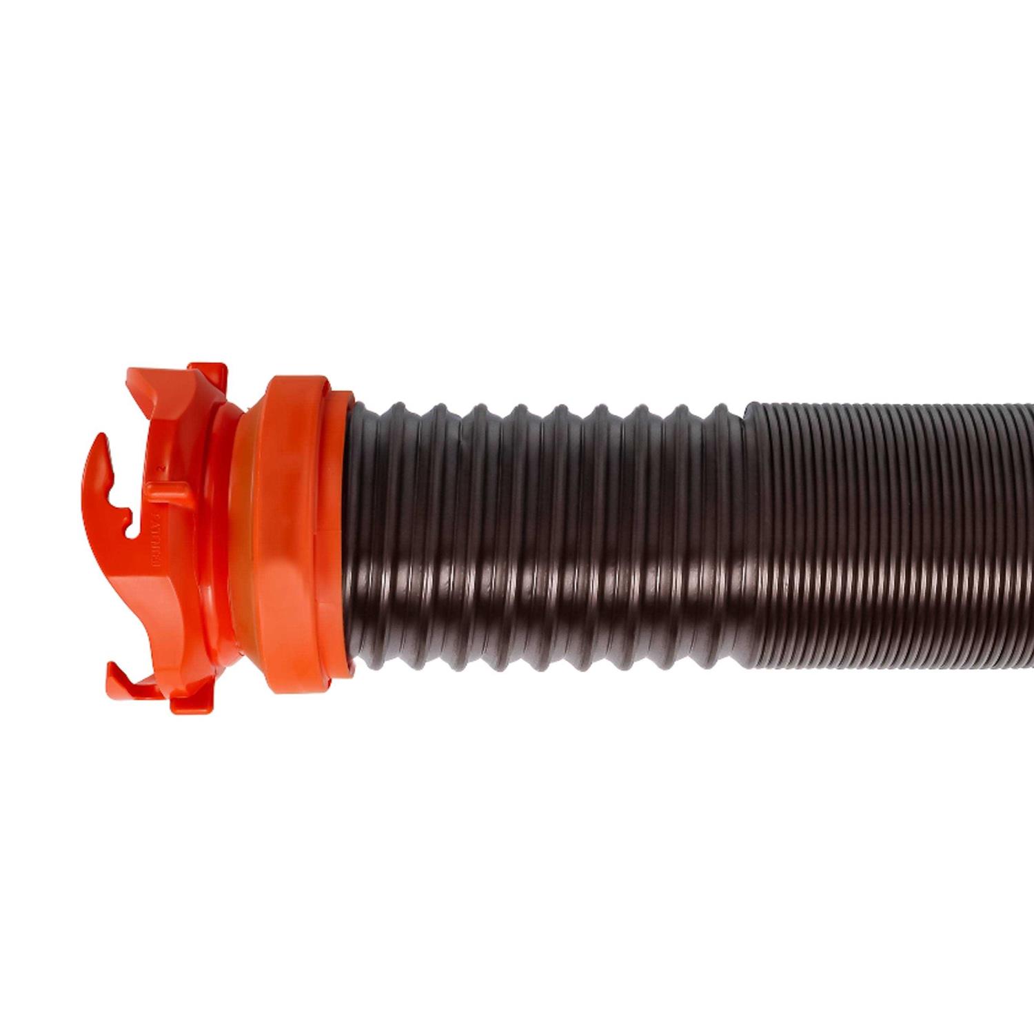 Camco Camper/RV RhinoFLEX Sewer Hose Kit with 15′ Hose and Swivel Fittings