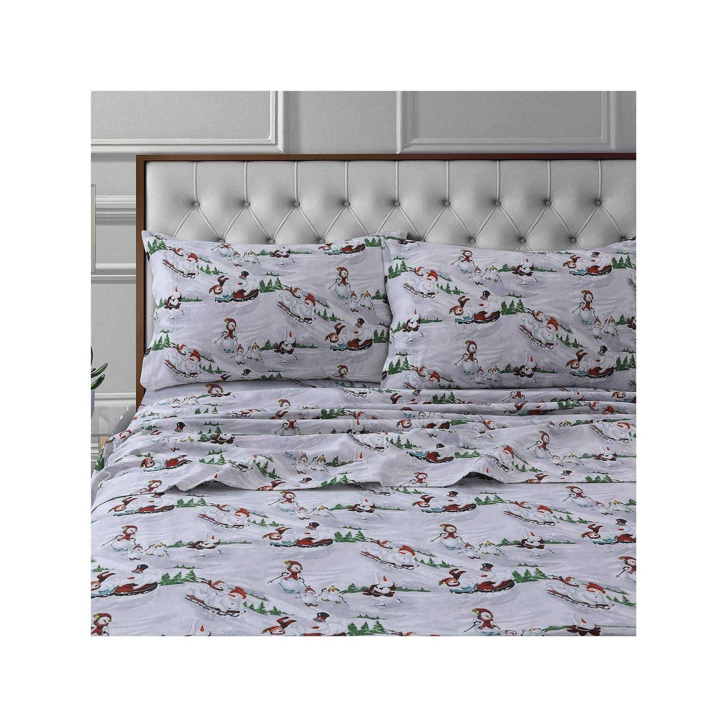 Tribeca Living 170-GSM Cotton Flannel Extra Deep Pocket Sheet Set