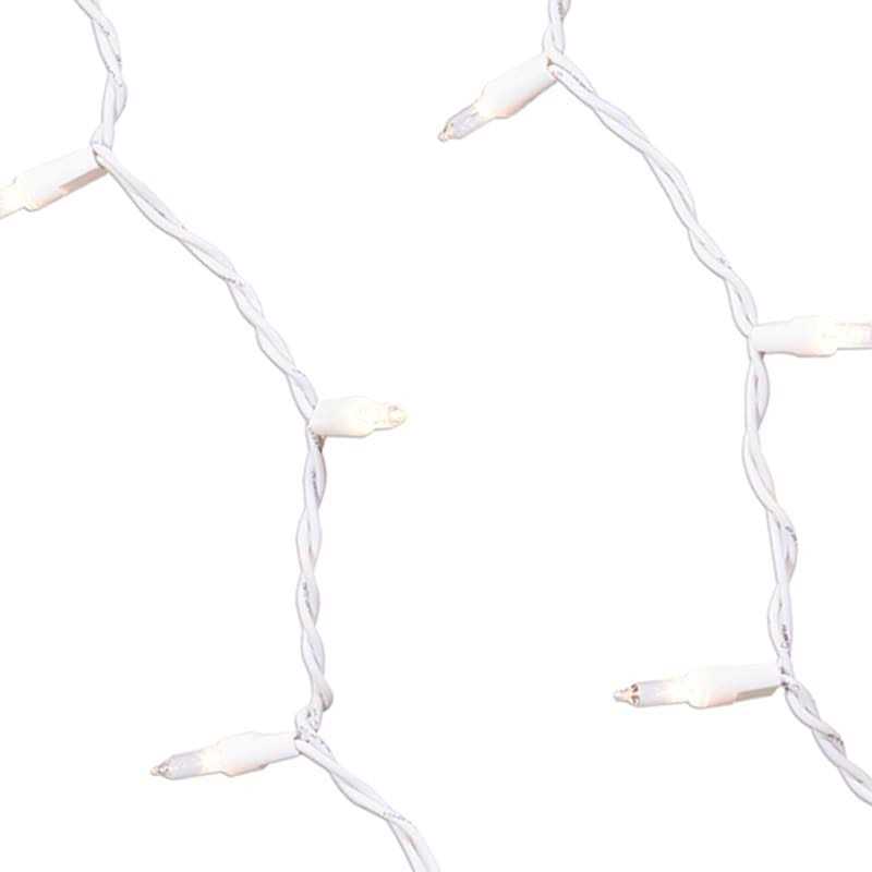 At Home Clear Icicle Lights