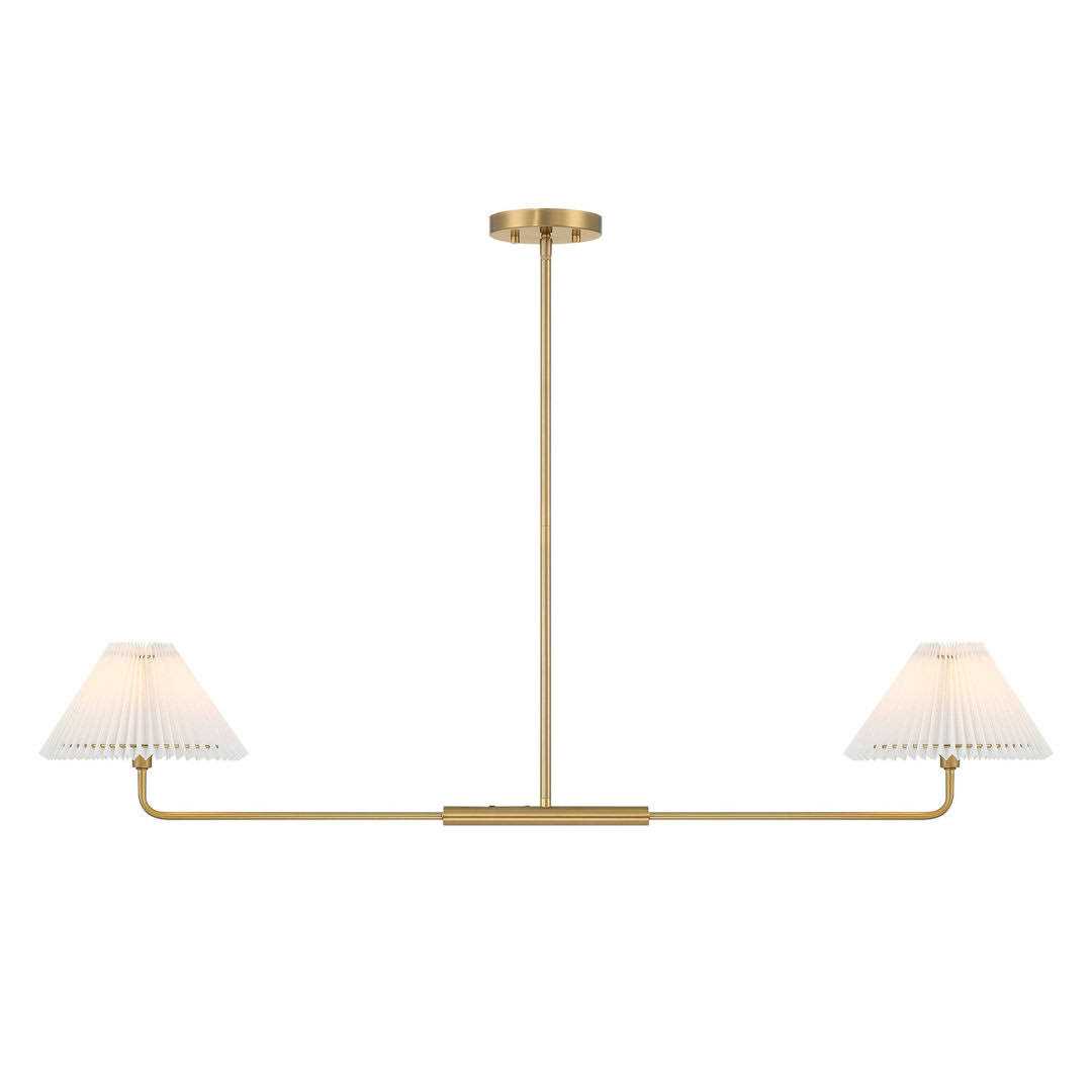 Birch Lane™ Pearson 2 Light Unique Modern Linear Chandelier Finish