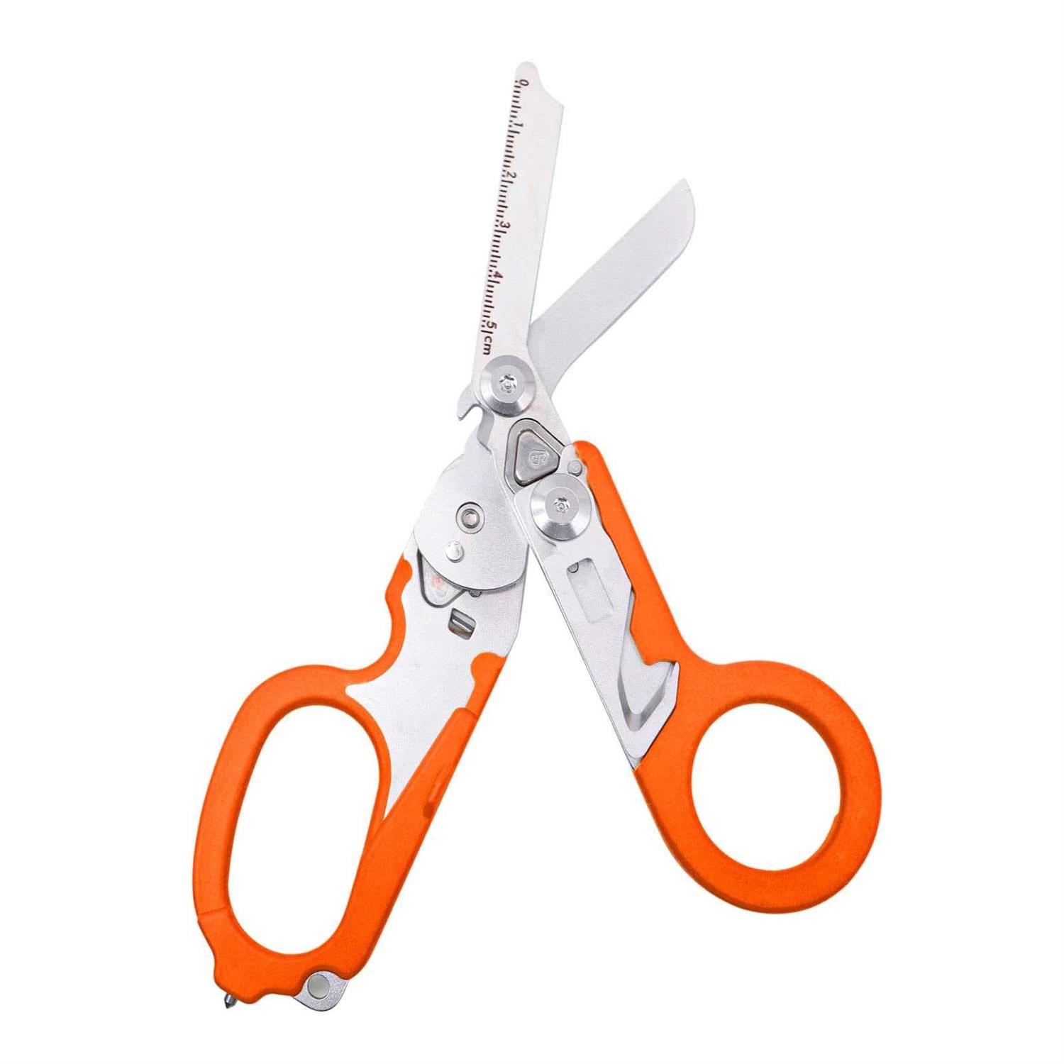 Elegital Emergency Response Shears Stainless Steel Foldable Scissors Pliers
