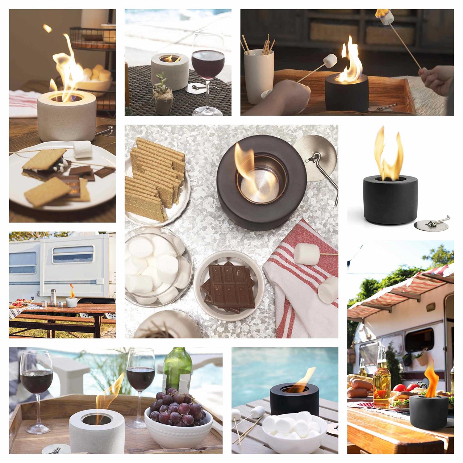 ANG Lifestyle Products Small Mini Smores Maker Tabletop Fire Pit