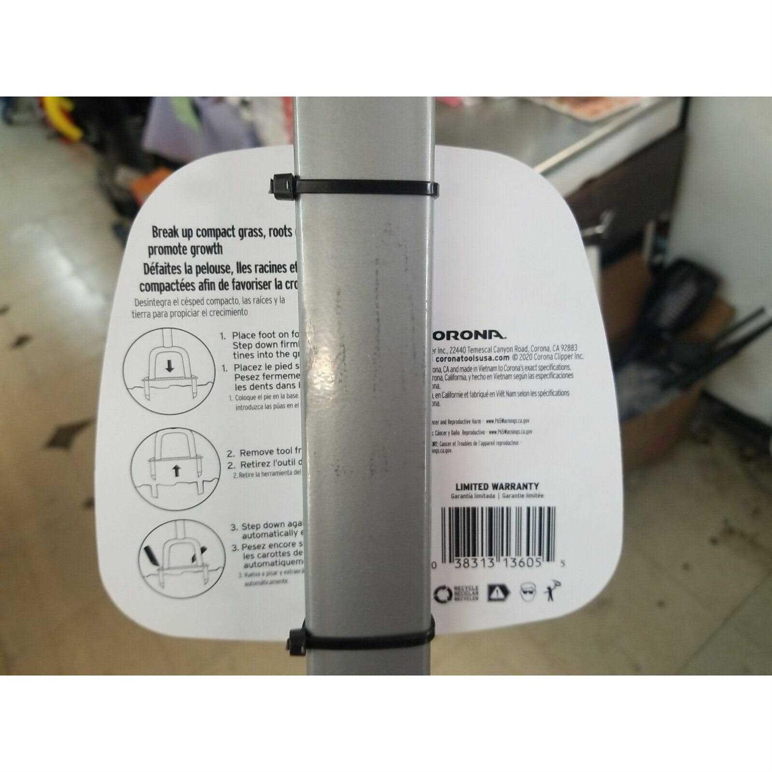 Corona MAX YardBREATHER Aerator with Auto-Eject 3.5 in. Soil Plugs