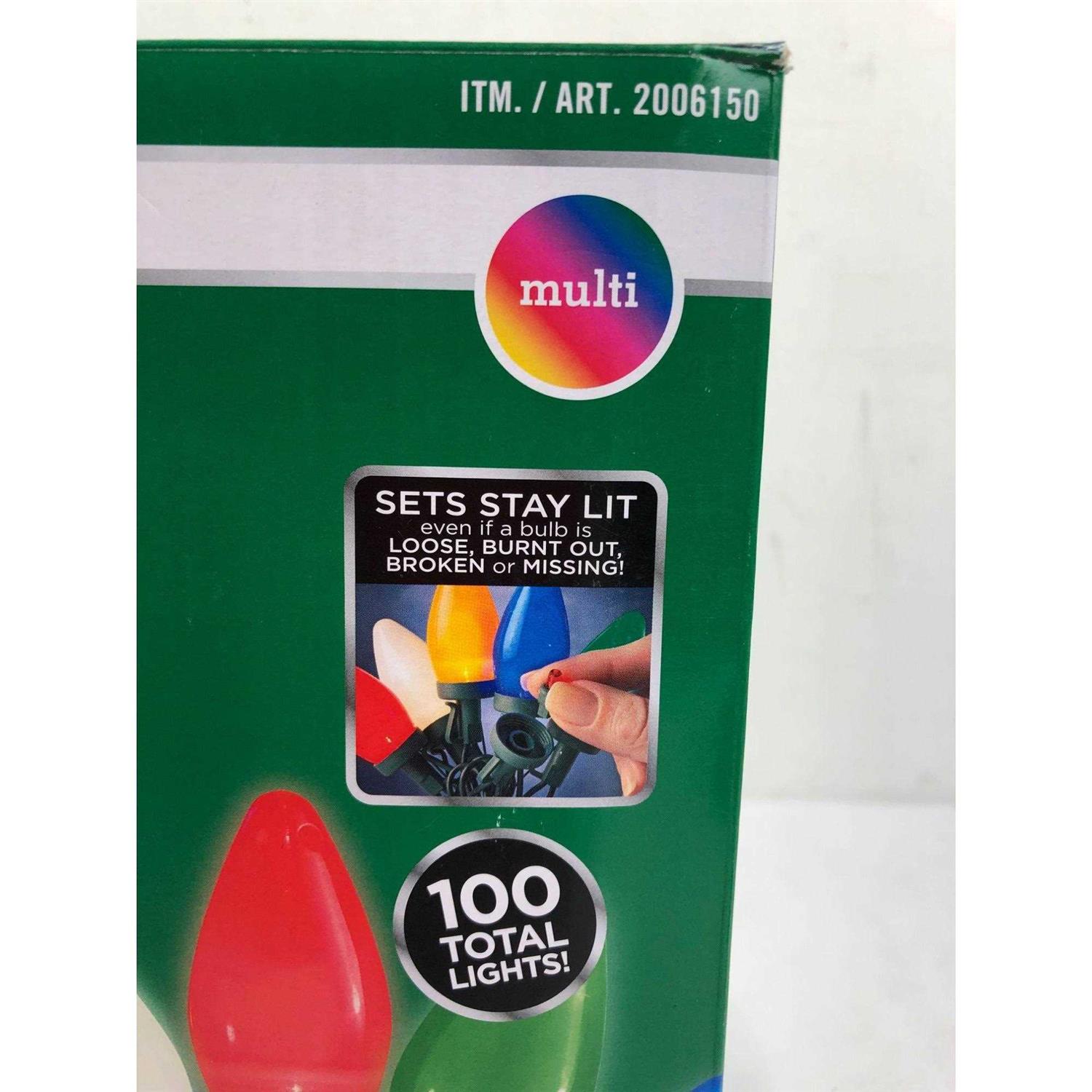 Sylvania Stay-lit Platinum LED C9 String Lights