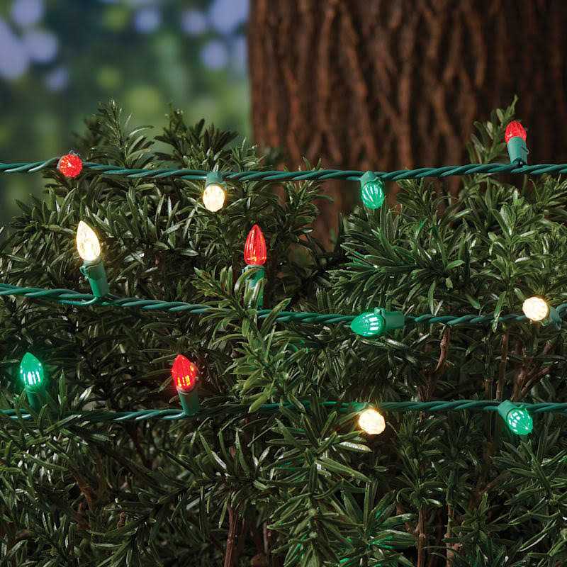 At Home 150-Count Led Vertical Cut C3 String Light Reel