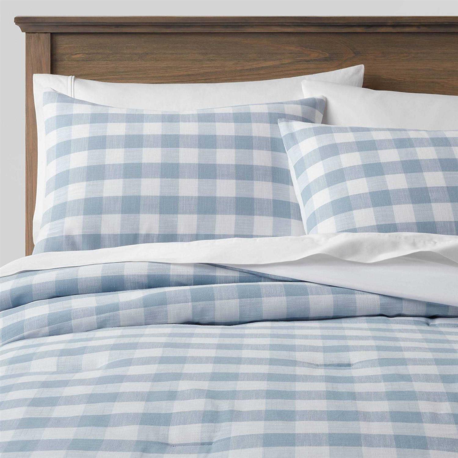 Threshold Yarn-Dyed Gingham Comforter & Sham Set