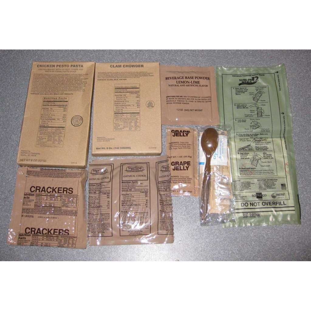 MREs Genuine U.S. Military Surplus Assorted Flavor
