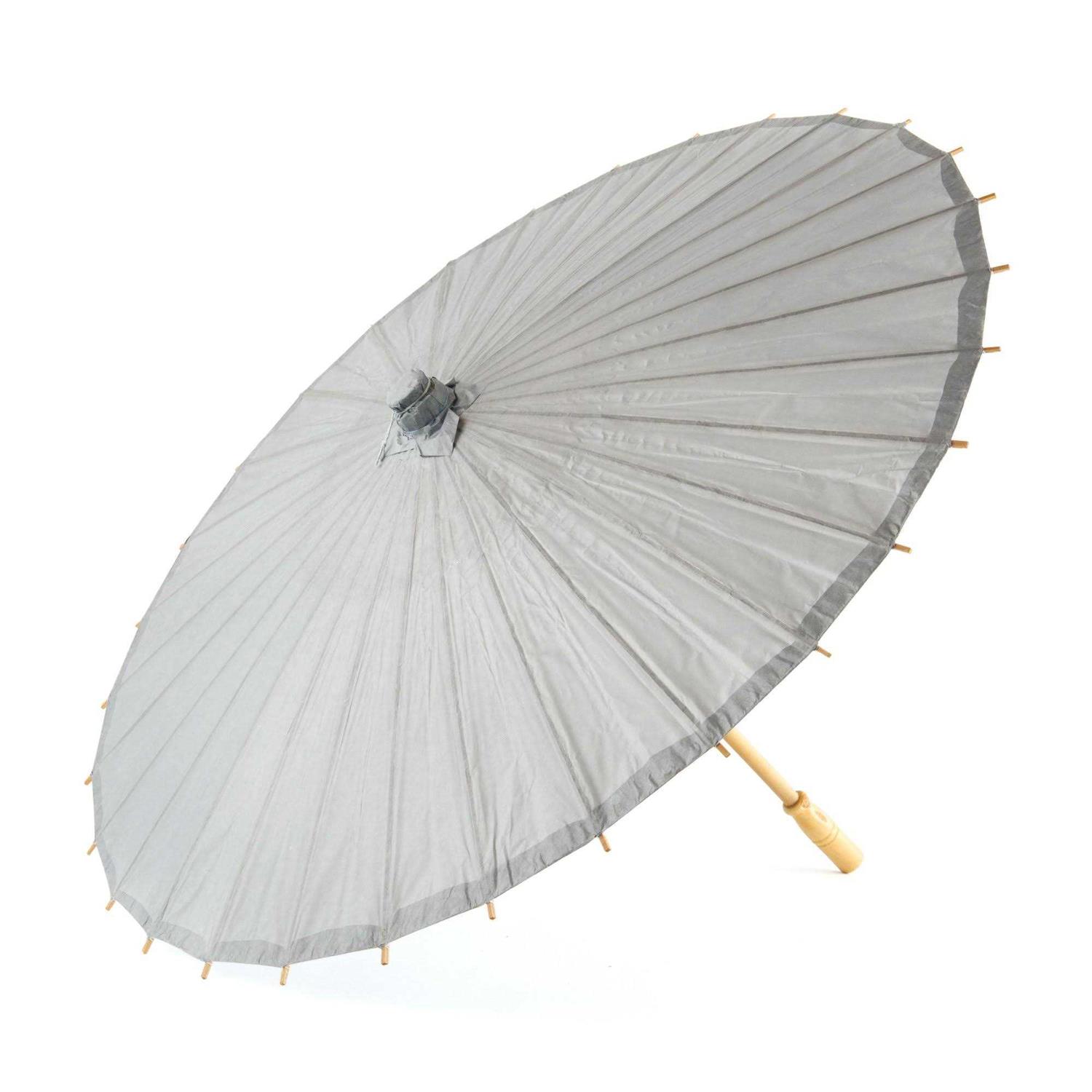 Weddingstar Pretty Paper Parasol With Bamboo Handle