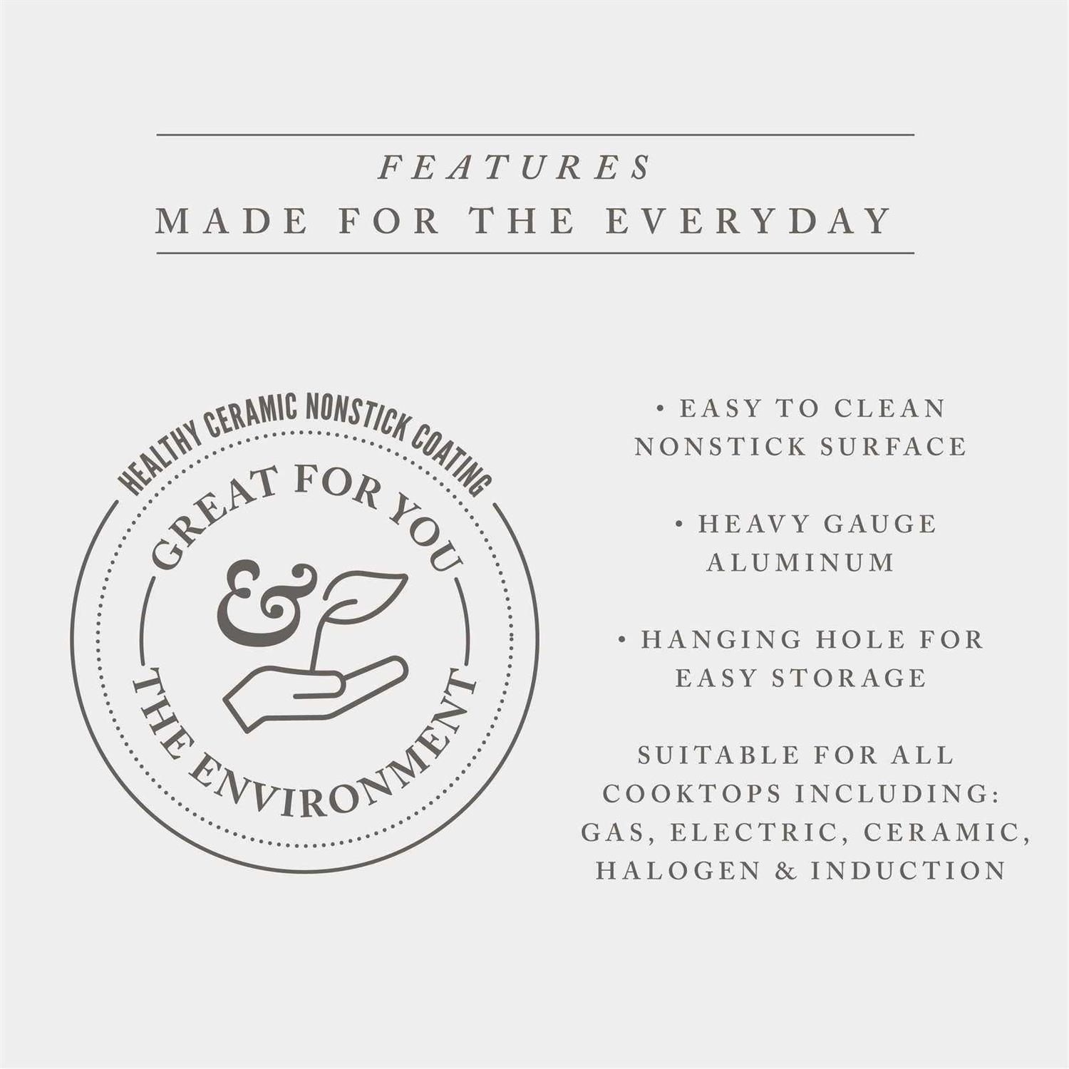 Thyme & Table Nonstick 12-Piece Cookware Set