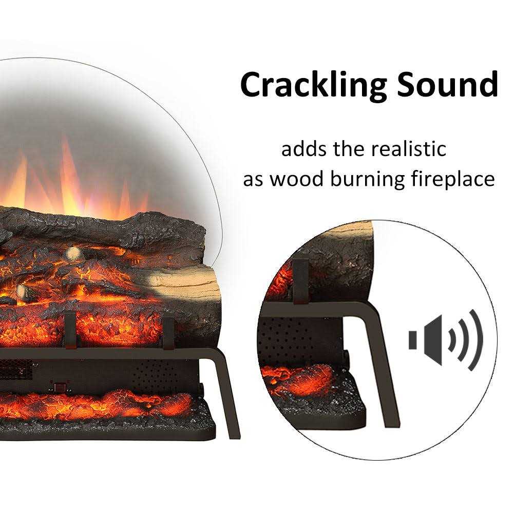 LegendFlame 23 W Free Standing Electric Fireplace Log Set