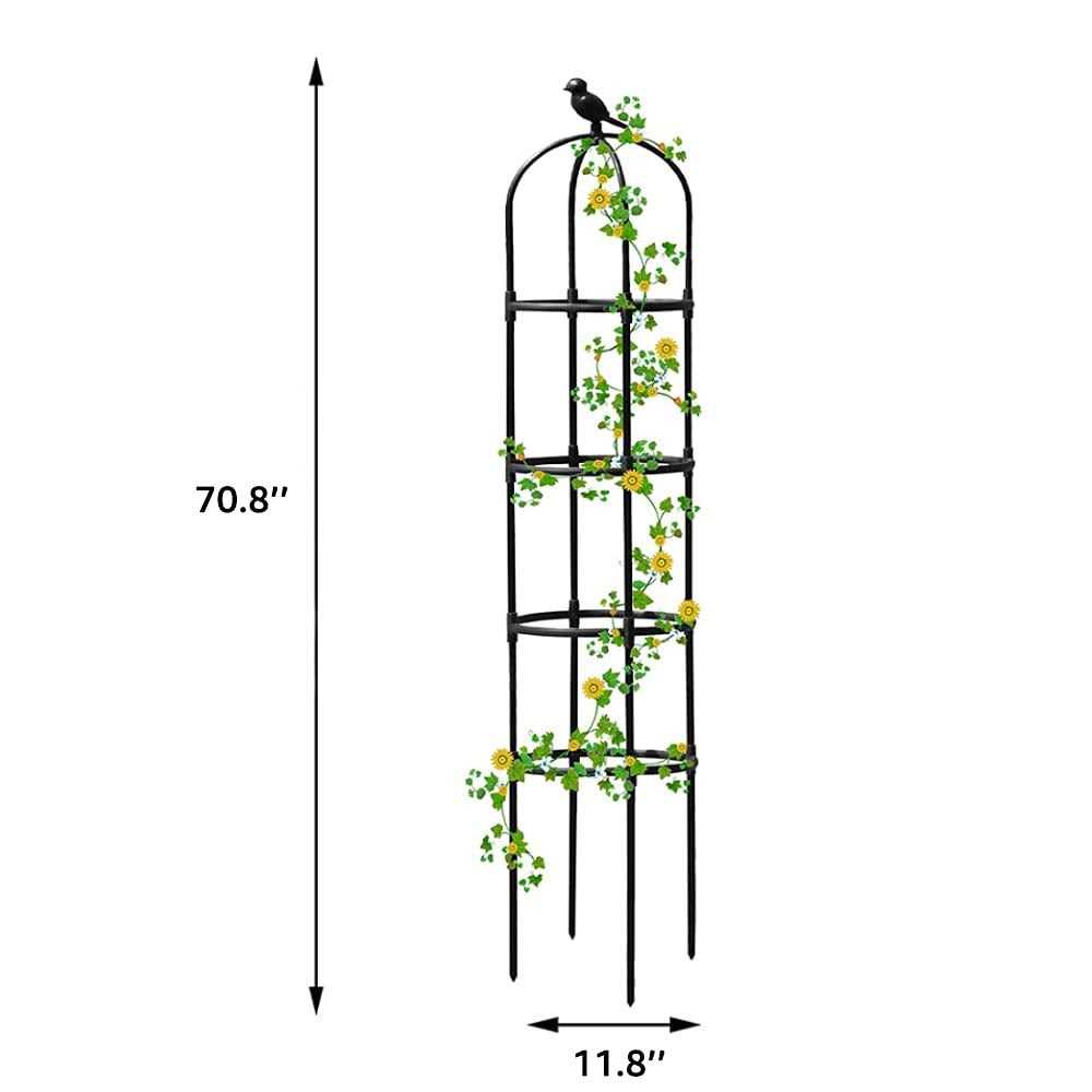 Anothera 6ft Rustproof Metal Pipe with Heavy Duty Plastic Coated