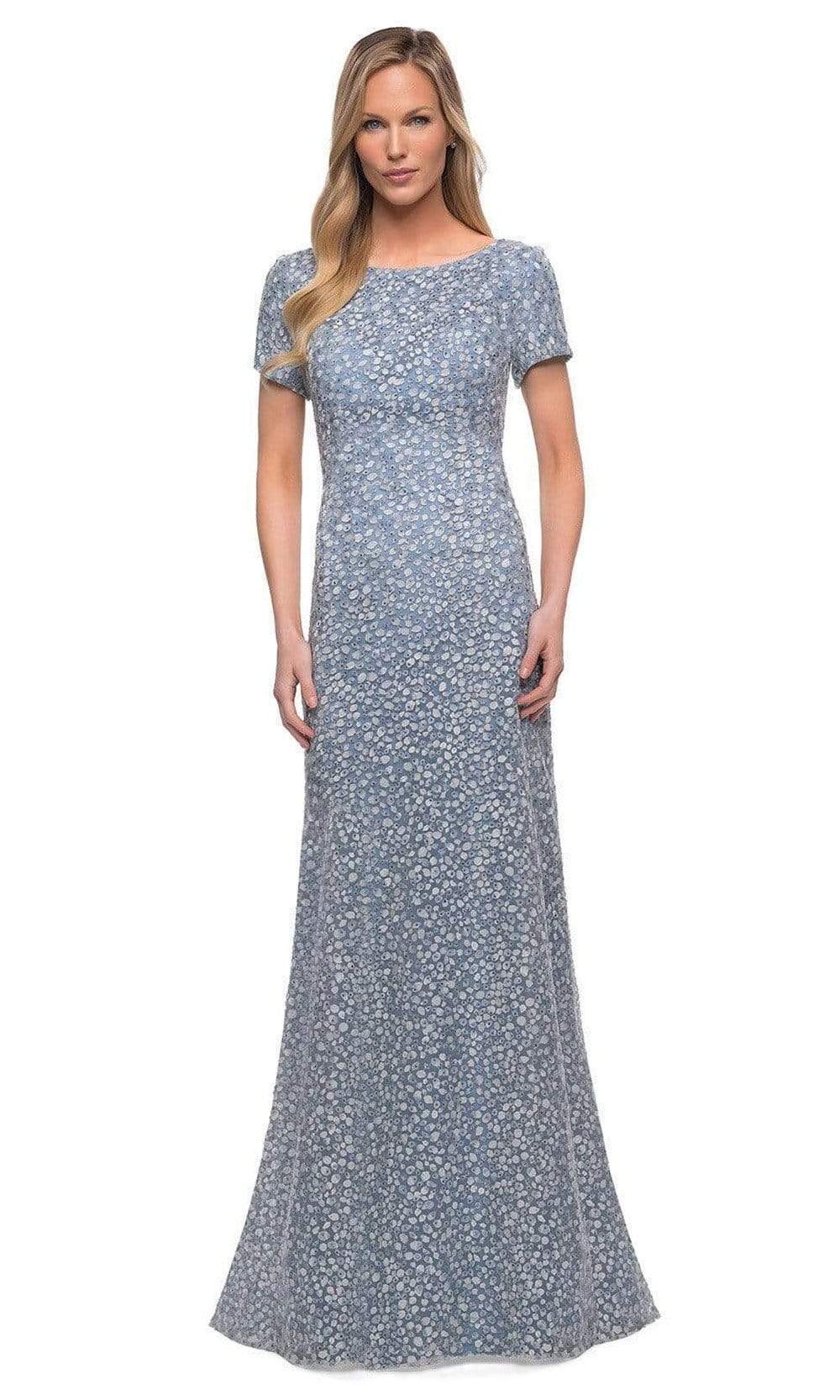29134 Modest Embroidered Mother of the Bride A-line Dress