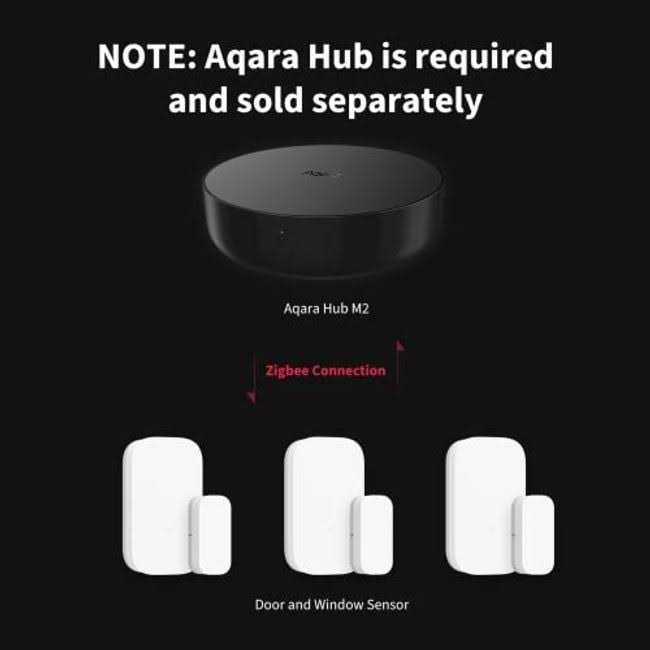 AQARA Door and Window Sensor Kit 3 Pack Requires AQARA HUB