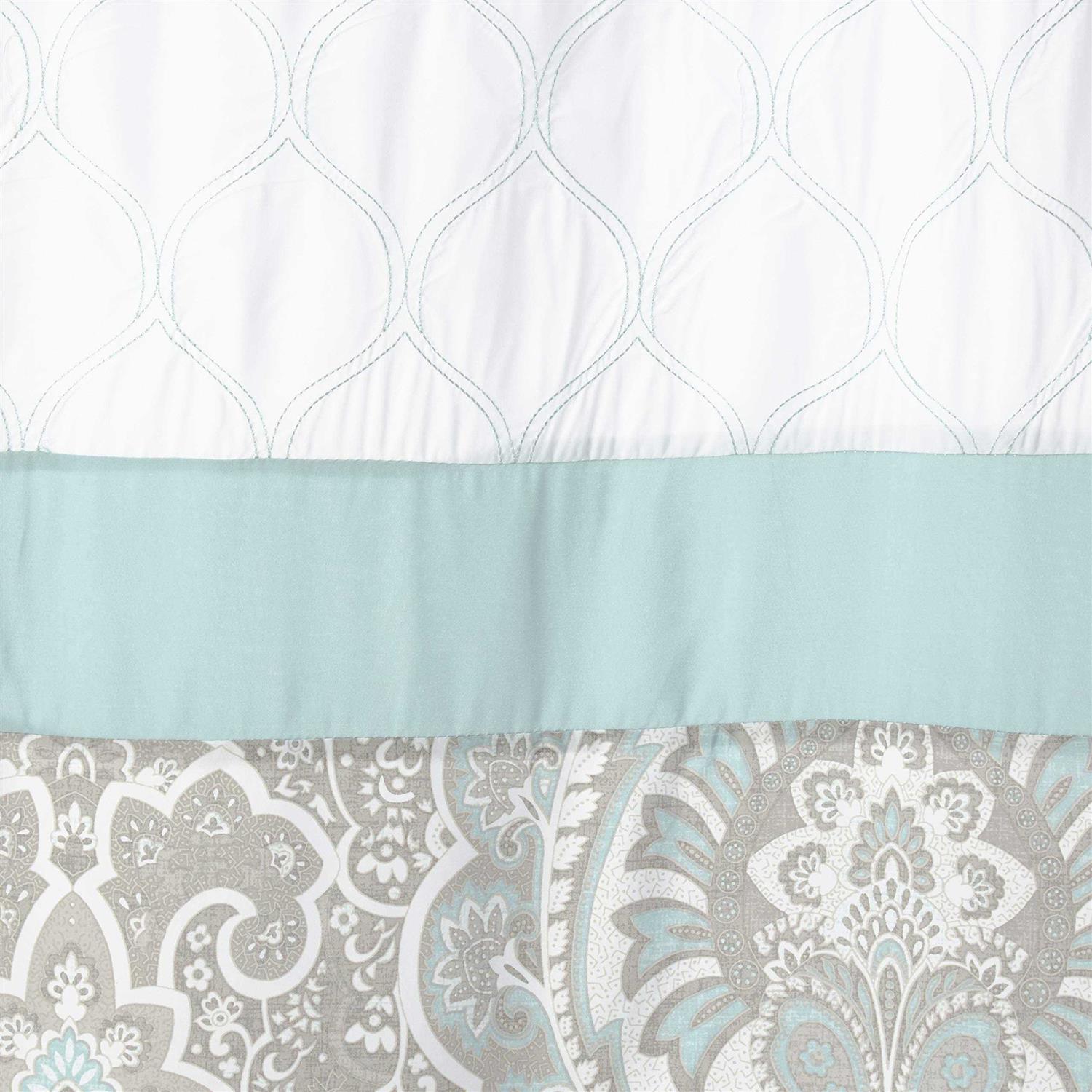 510 Design and Embroidered Shower Curtain