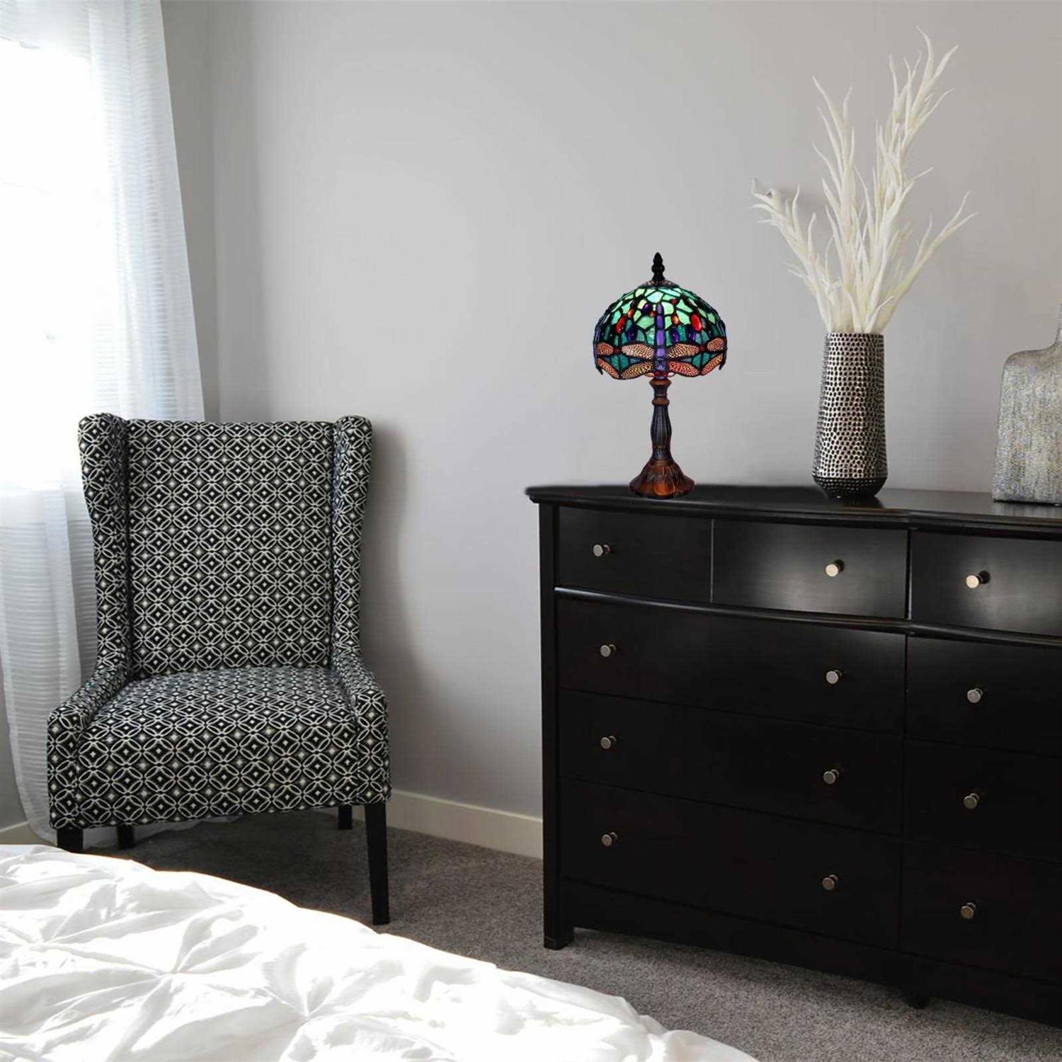 Warehouse of Tiffany Turquoise Dragoy Table Lamp