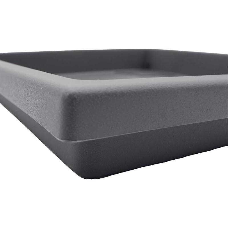 The HC Companies 14 inch Accent Square Plastic Plant Saucer