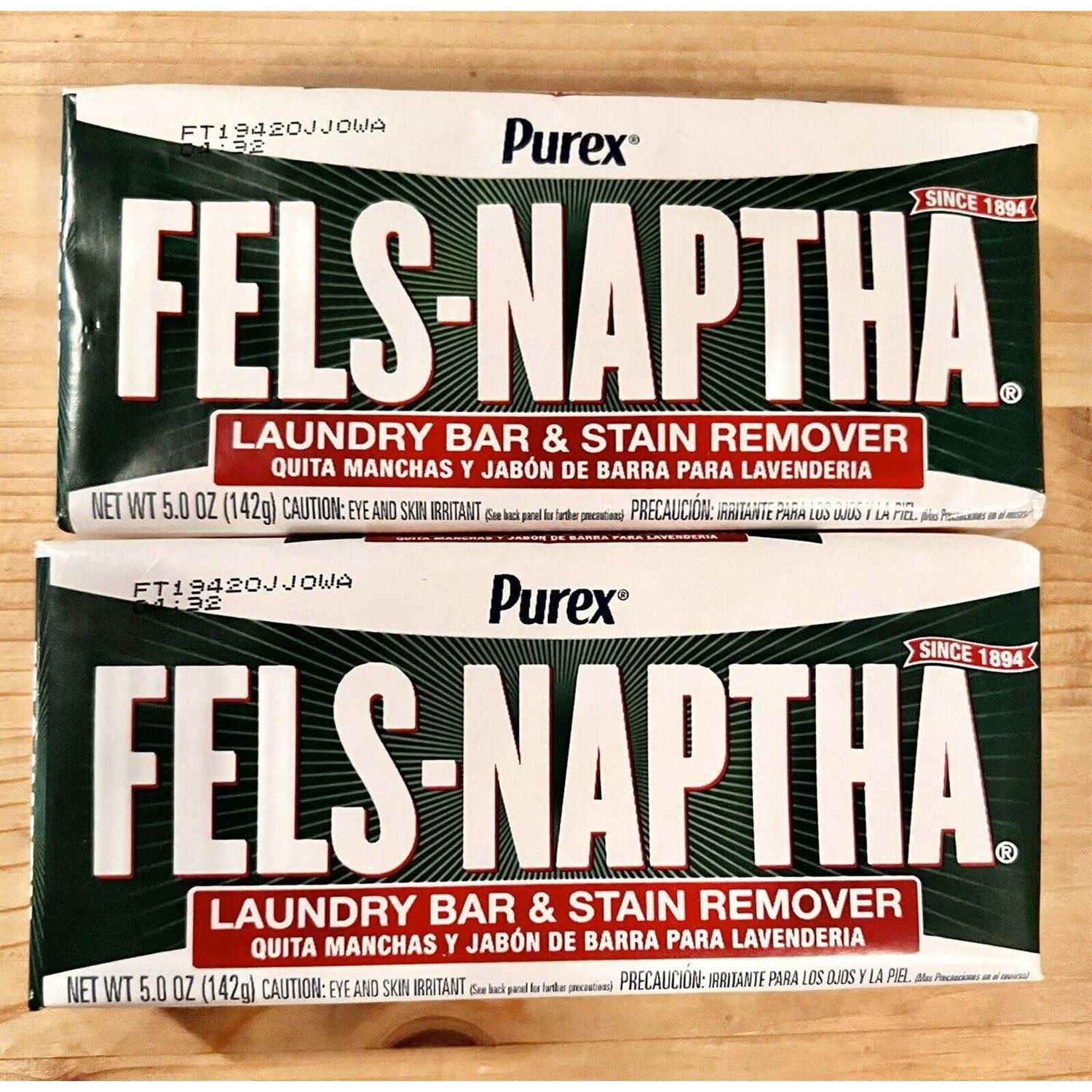 Zout Fels-Naptha Laundry Bar and Stain Remover, Tough Stain Removal, 5 oz., 1 Count, Size: 5.5 oz