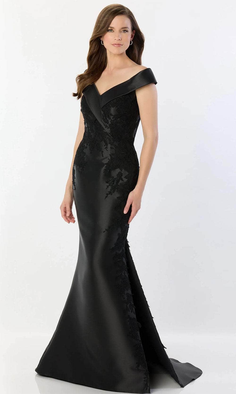 Lace Appliques Fitted Bodice Mother of the Bride Dress