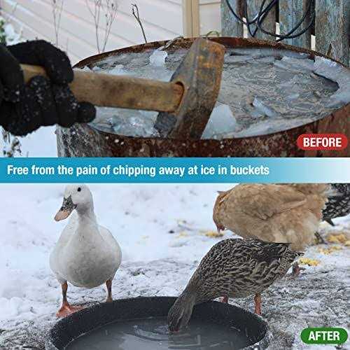 Wedigout 500watt Utility De-icer For Farm Submersible Water Heater For Farm Livestock