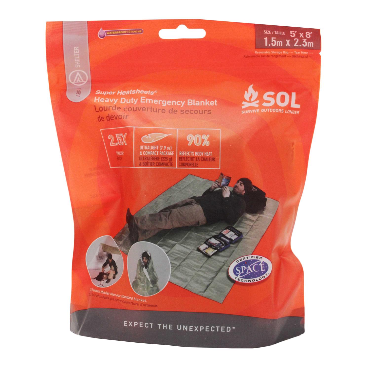 SOL Heavy Duty Emergency Blanket