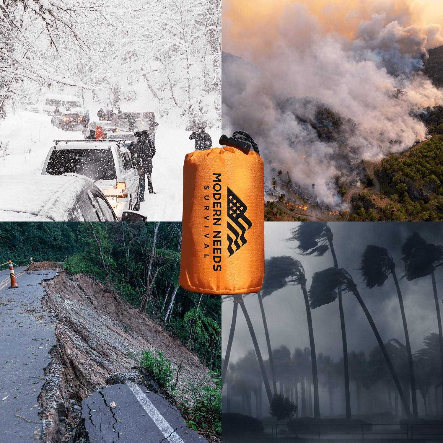 MODERN NEEDS Emergency Survival Sleeping Bag Emergency Blanket Waterproof