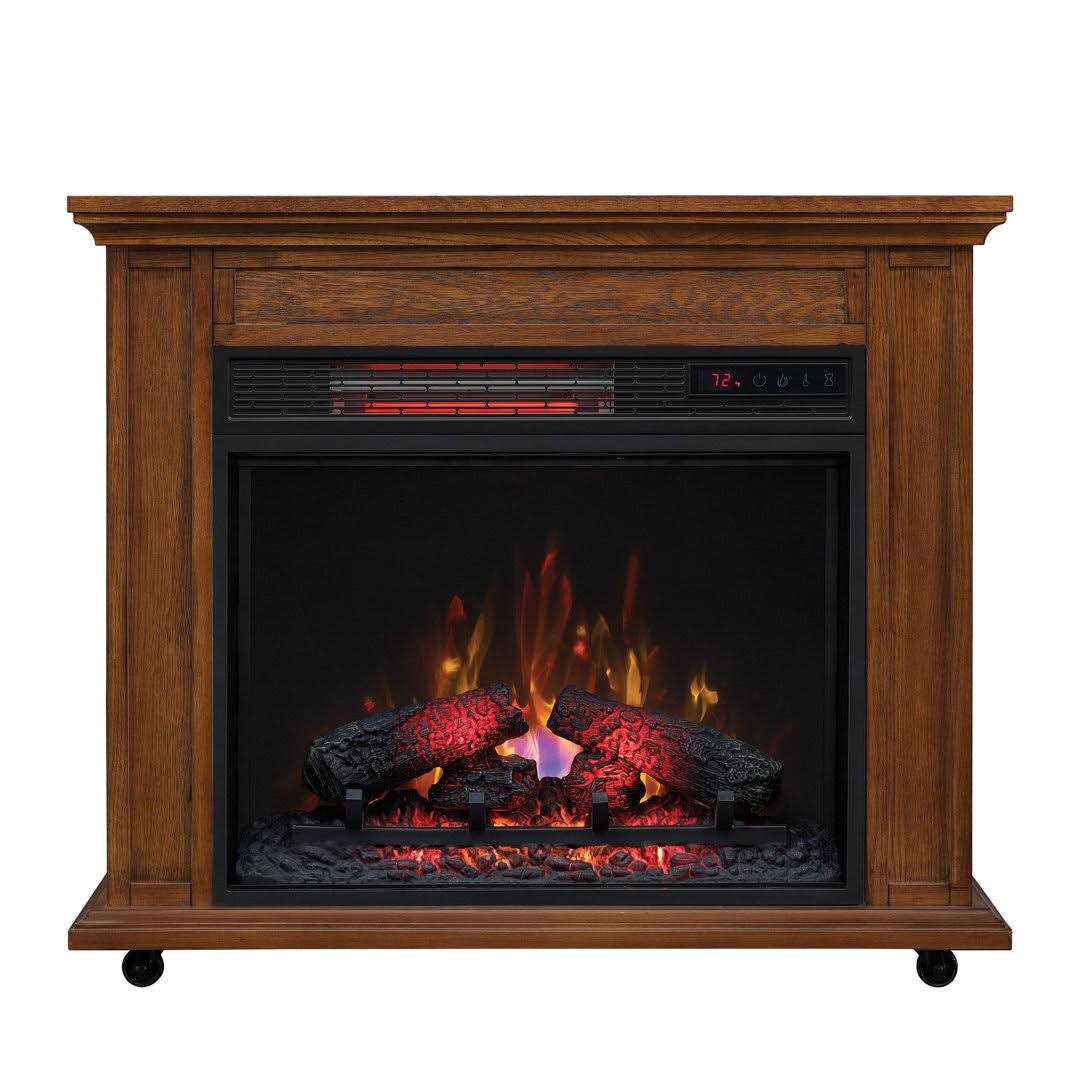 Duraflame Rolling Mantel Infrared Fireplace