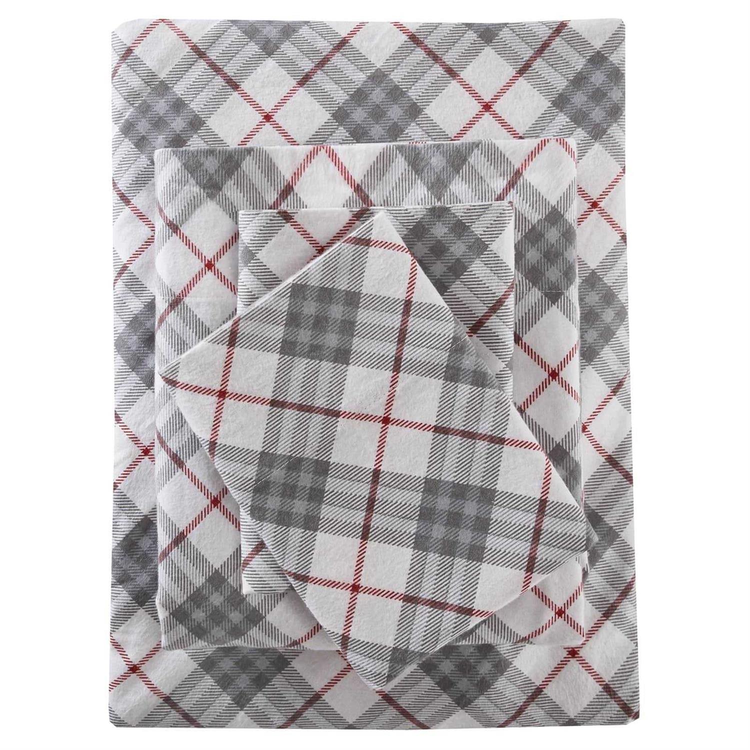 True North by Sleep Philosophy Cozy Cotton Flannel Printed Sheet Set