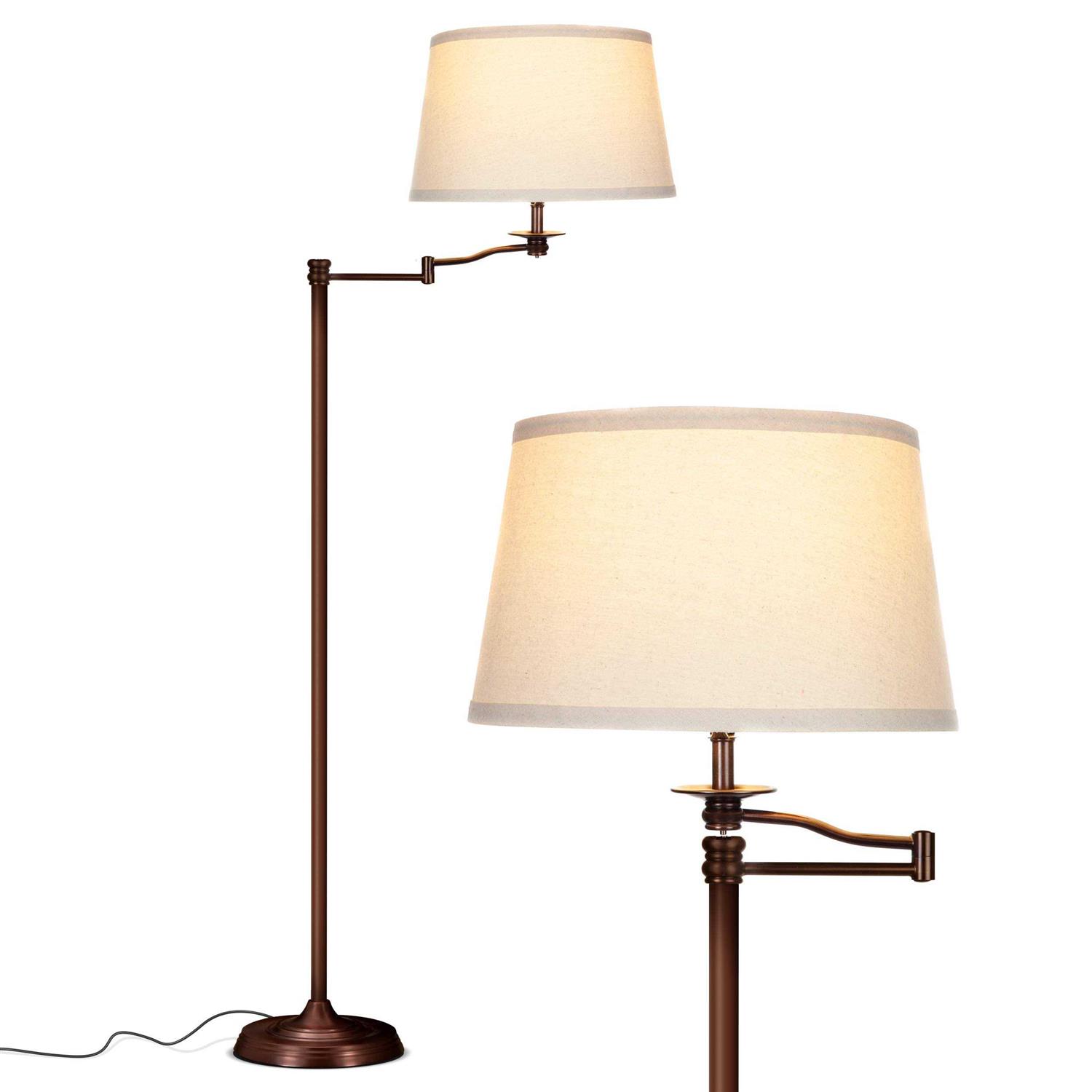 Brightech Caden LED Swing Arm Floor Lamp