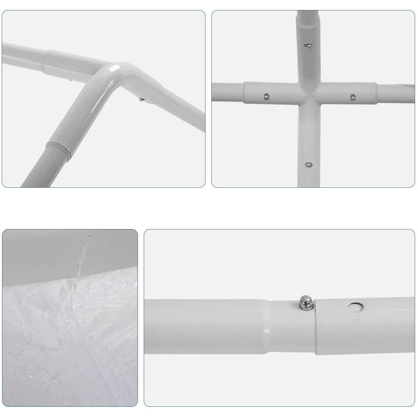 10×20 Carports Heavy Duty Car Port Waterproof Car Tent Metal Carport Party Tent with 6 Steel Legs