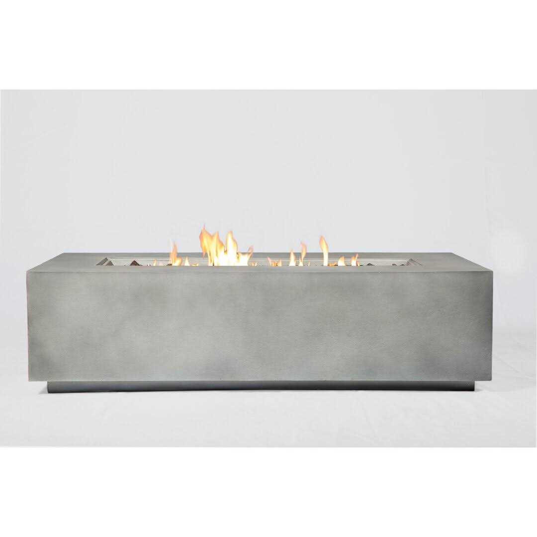 AllModern Rashid Concrete Propane Outdoor Fire Pit Table Finish