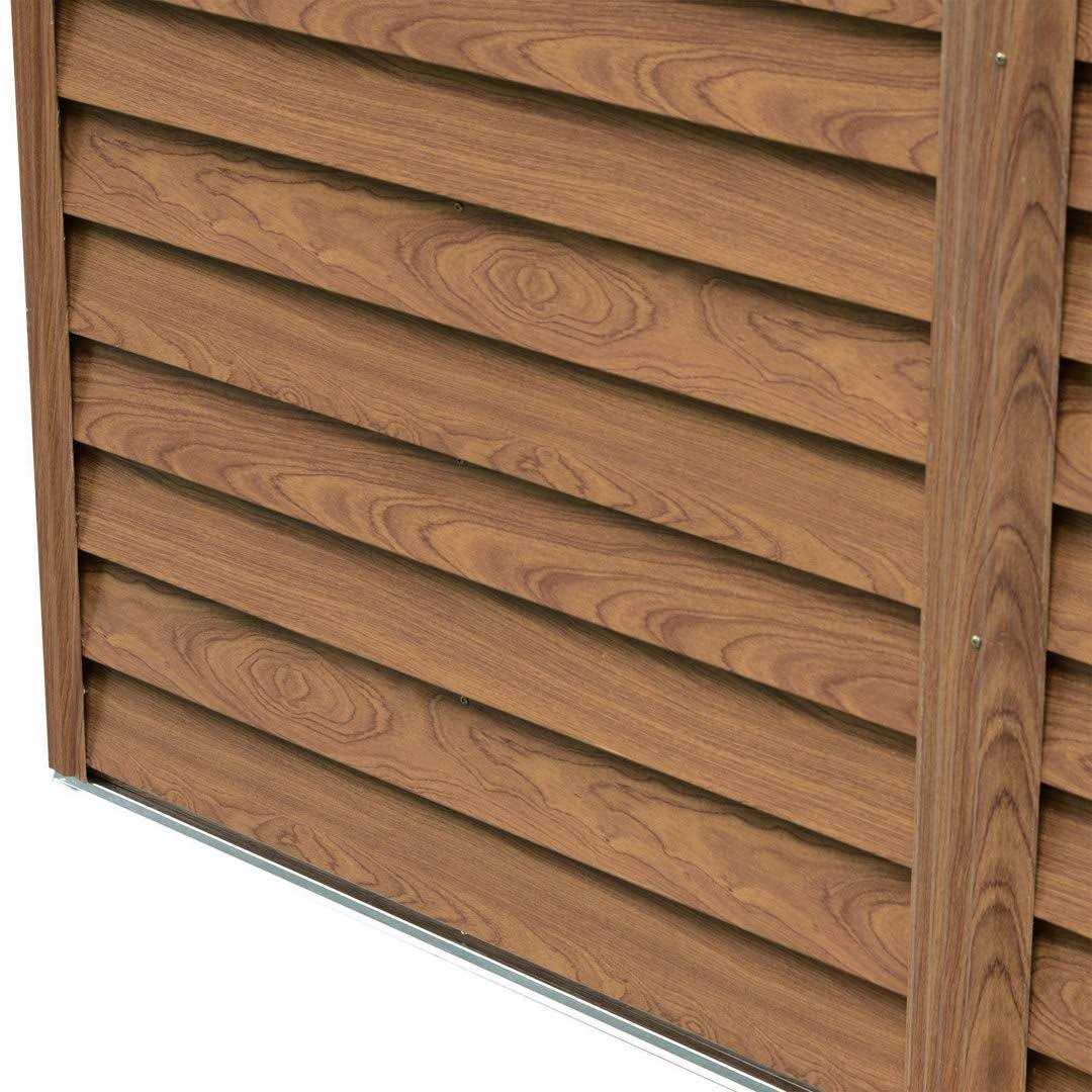 7.7 ft. W x 6.5 ft. D Wood Storage Shed Outsunny