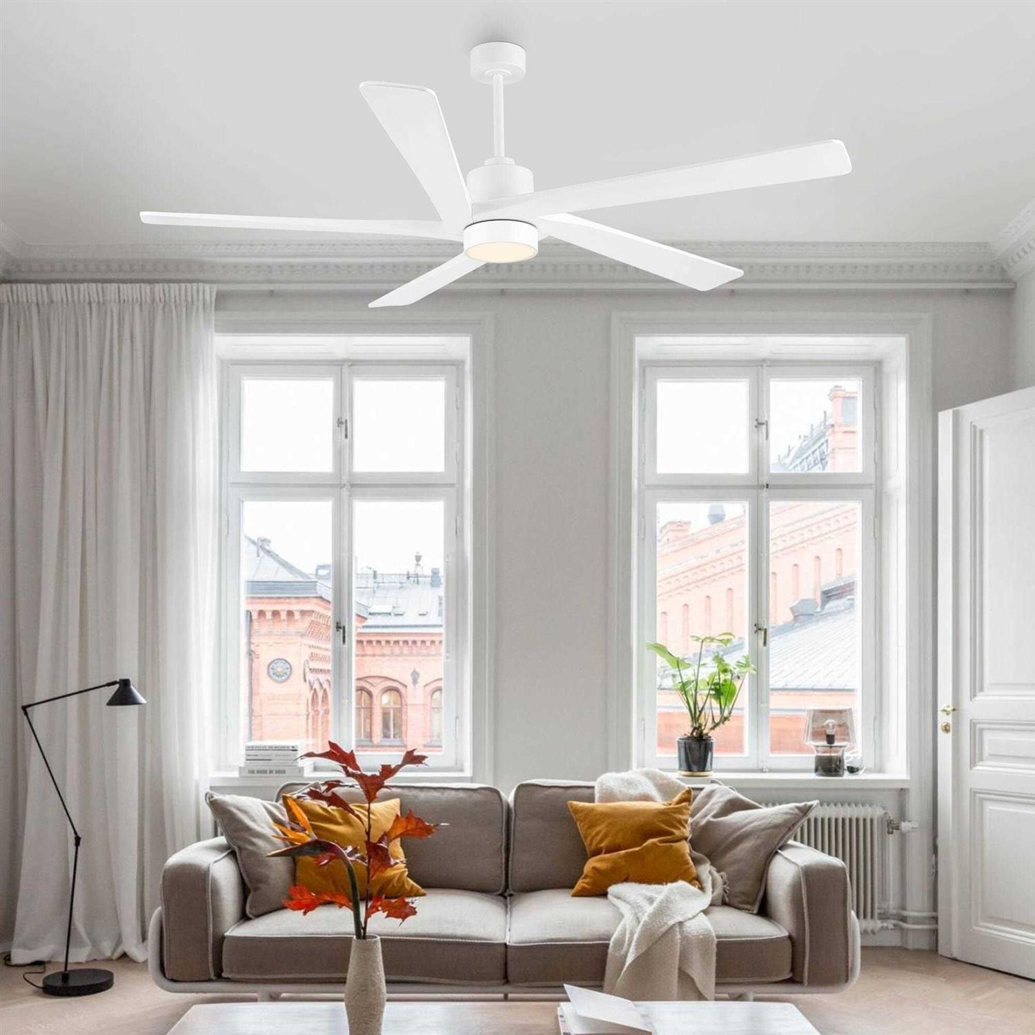 WINGBO DC Ceiling Fan with Lights and Remote Control