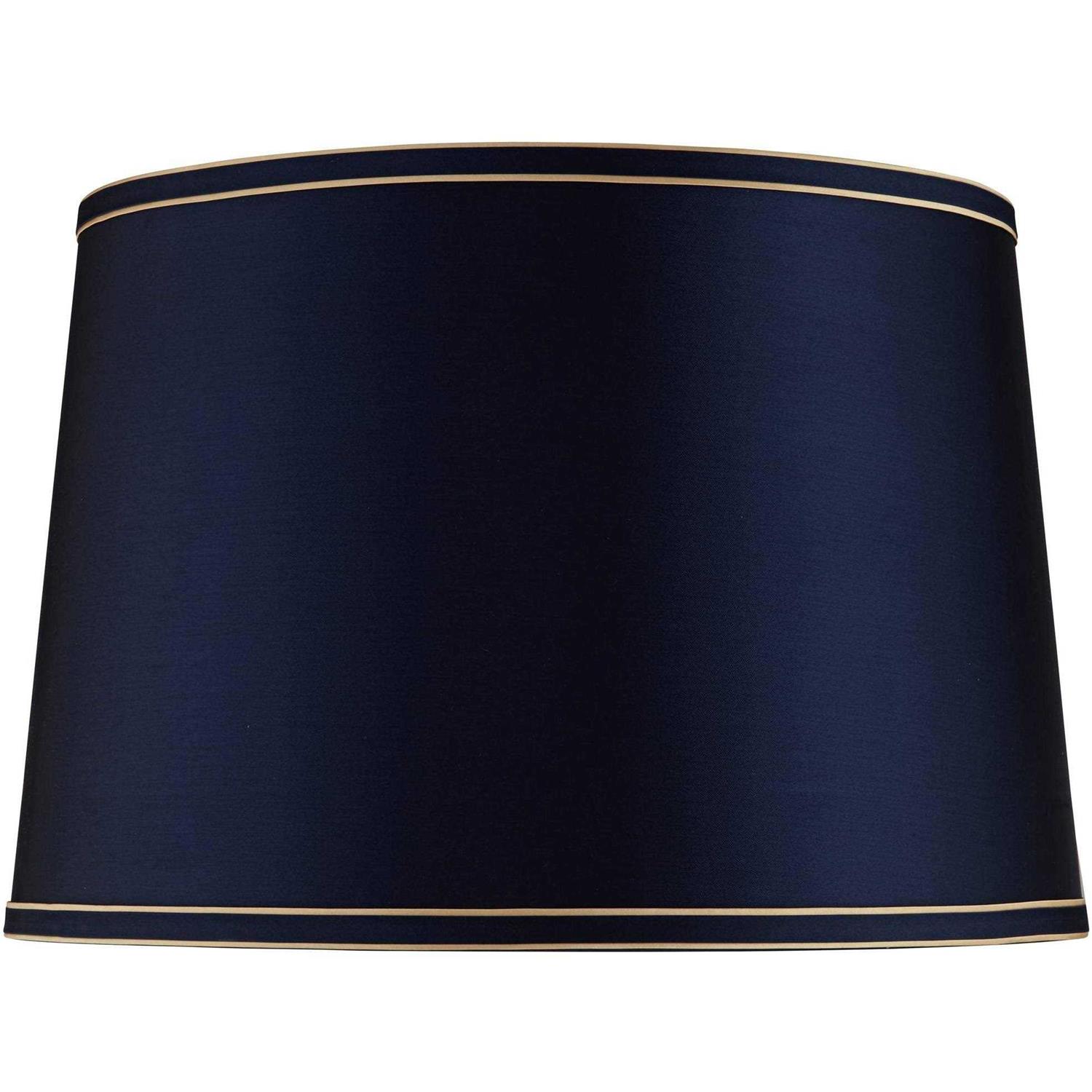 Springcrest Navy Blue Shade with Navy and Gold Trim 14x16x11