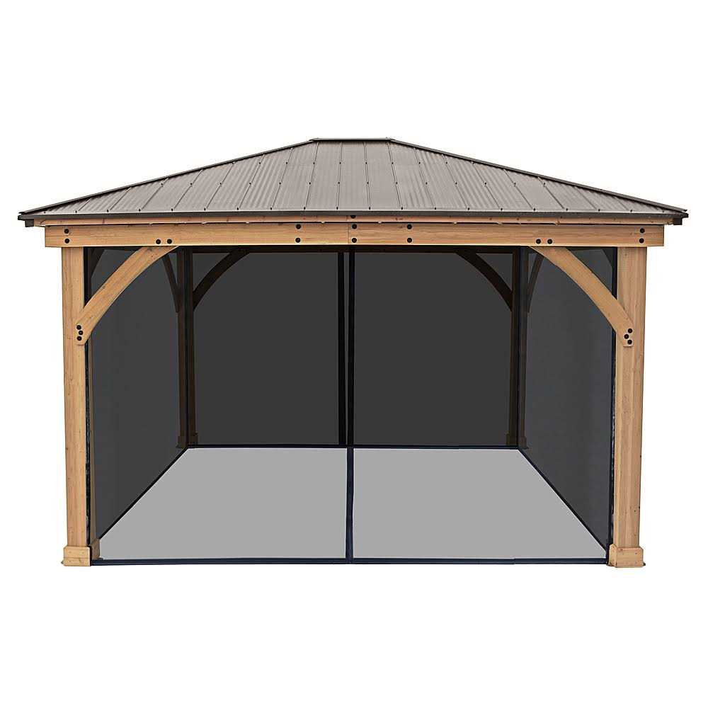 Yardistry Meridian Gazebo Mosquito Mesh Kit